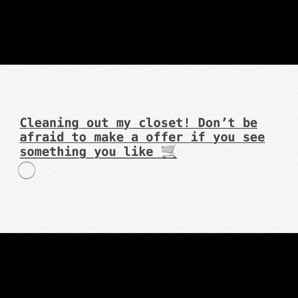 Cleaning my closet